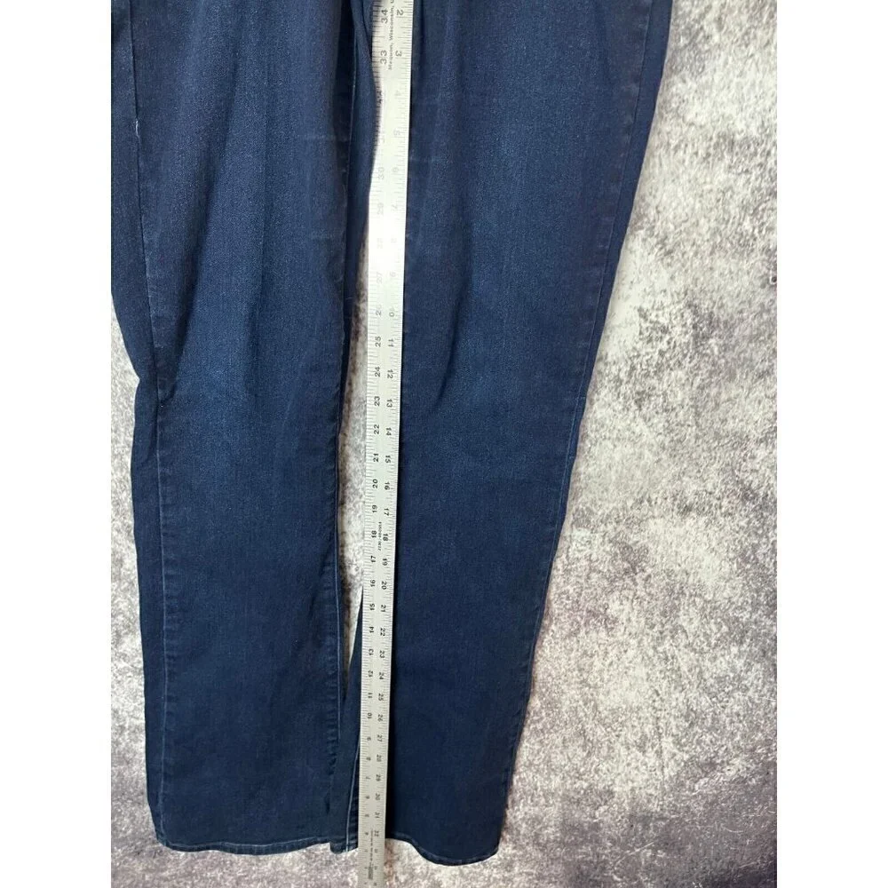Paige Jeans Womens 29 Manhattan Blue Denim Mid Rise Bootcut Stretch Boho 33‎ L